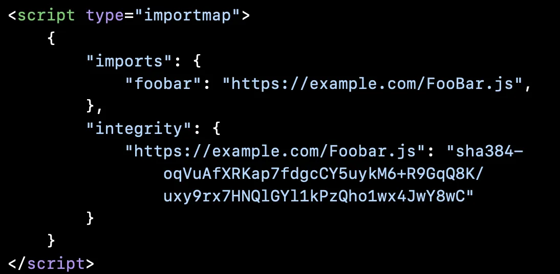 An implementation issue with subresource integrity checks in import maps